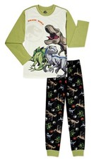 JURASSIC WORLD Pajamas Sleepwear Set w/ Fleece Pants NWT Boys Sz. 4-5 or 6-7 32