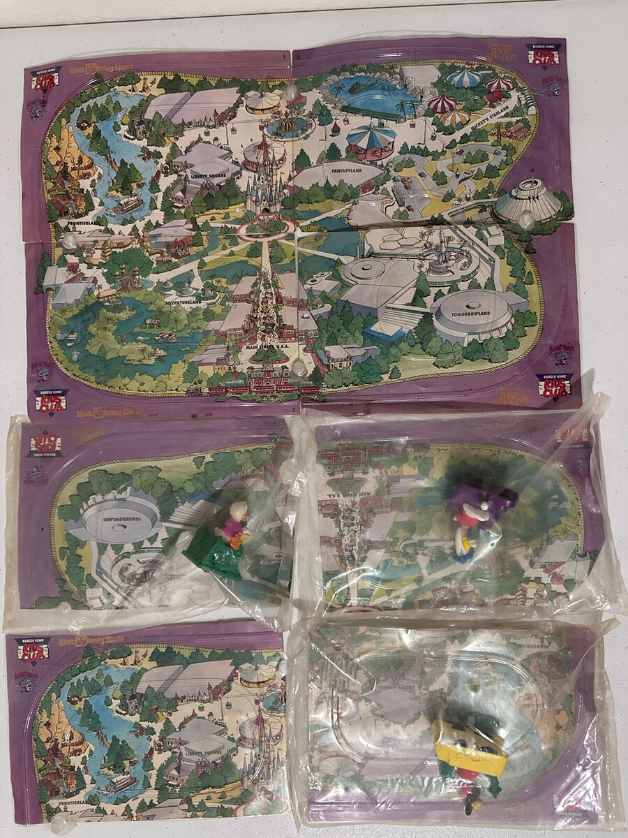 Vintage 1991 Burger King Kids Club Disneyland Magic Kingdom Vintage 1991 Burger King Kids Club Disneyland Magic Kingdom