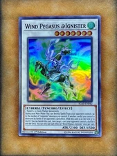 Yugioh Wind Pegasus @Ignister IGAS-EN042 Super Rare 1st Ed NM