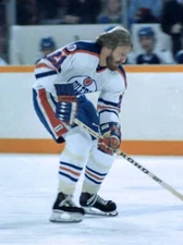 Stan Weir Of The Edmonton Oilers 1980 Ice Hockey Old Photo
