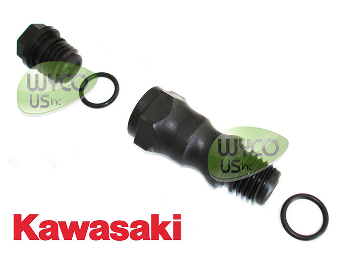 OEM KAWASAKI, OIL DRAIN EXTENSION JOINT KIT, 2", M202.50, 12D5,11C22