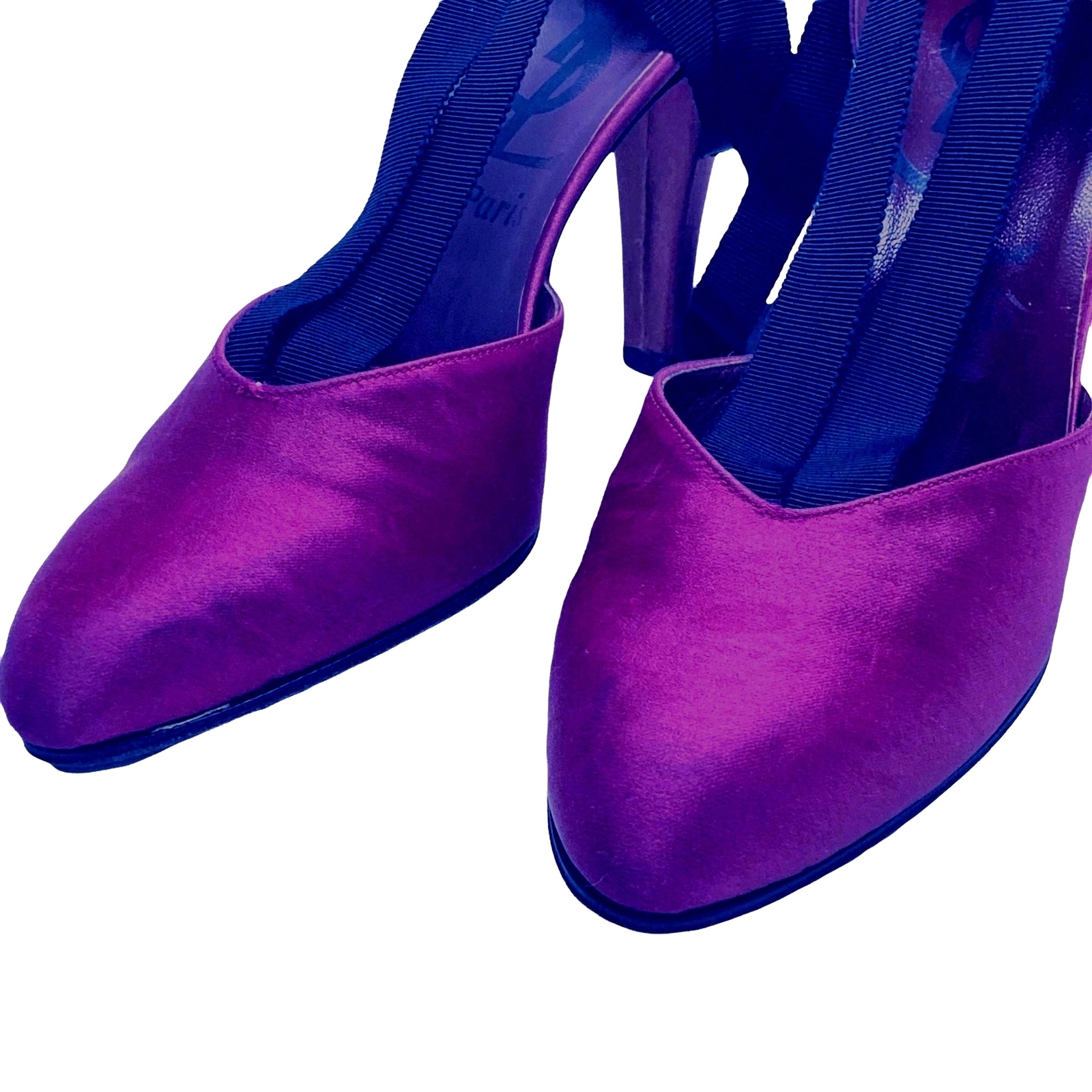 YSL Pink Heels Yves San Laurent Pumps Vintage 80s Par… Gem