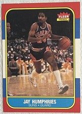 1986-87 Fleer #49 Jay Humphries Phoenix Suns NBA Basketball