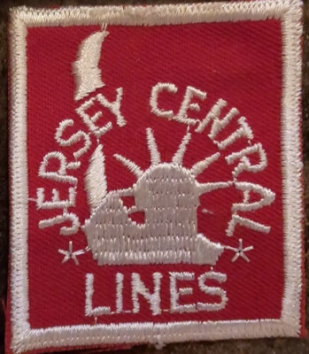 JERSEY CENTRAL LINES Railroad Embroidered Patch