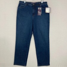 New Gloria Vanderbilt Classic Fit High Rise Straight Leg Jeans size 18