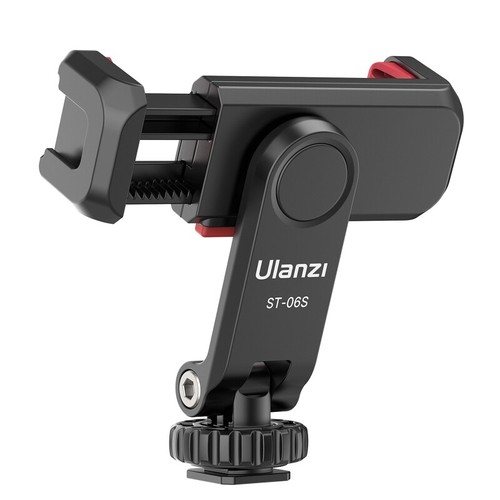 Phone Tripod Mount Universal Smartphone Mount Adapter with 2 Cold Shoe 360° - Zdjęcie 10 z 10