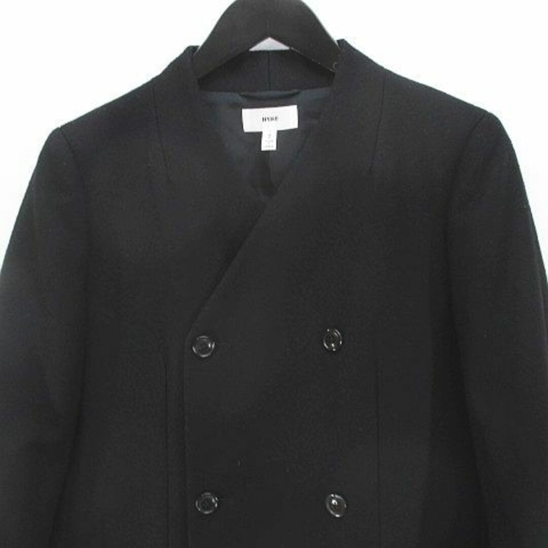HYKE P COAT COLLARLESS JACKET HYKE P COAT COLLARLESS JACKET