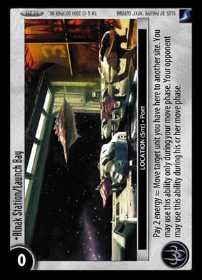 Alnak Station/Launch Bay - Incursion - Wars TCG