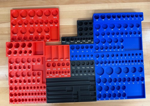 Quinn 428pc Master Technician Set Socket Organizers – Fits Sockets & Accesories