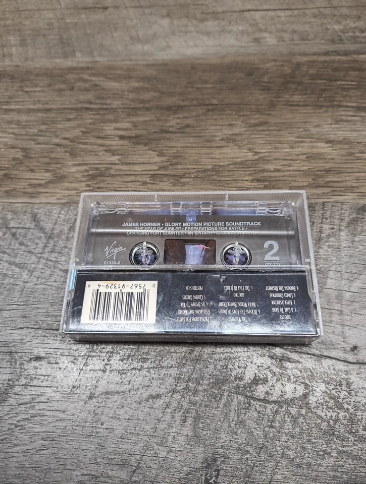 James Horner: Glory - Original Motion Soundtrack Harlem Boys Choir Cassette Tape Foto 2 de 2
