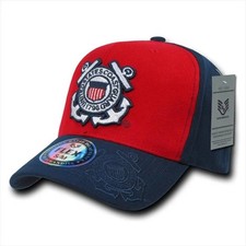 Rapid Dominance S11-CST-RED-07 Flex Military Caps- Coastguard- Red- Large &amp; E...