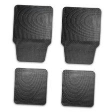 Essential Car Floor Mats   4-Piece Set  All-Weather Protection  Universal
