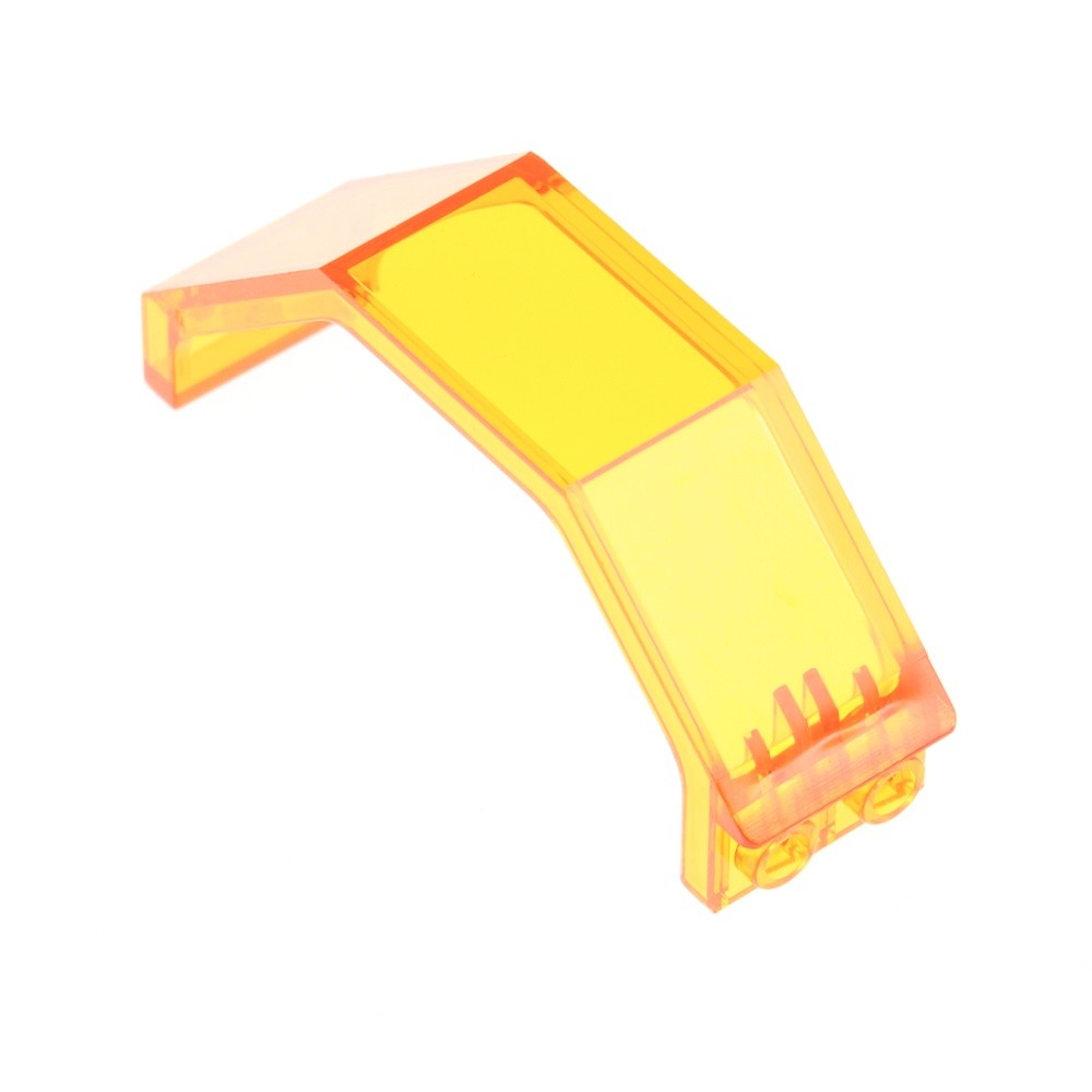 1X Lego Cockpit Window 3X2X6 Transparent Orange Panels 4507003 30226 2466