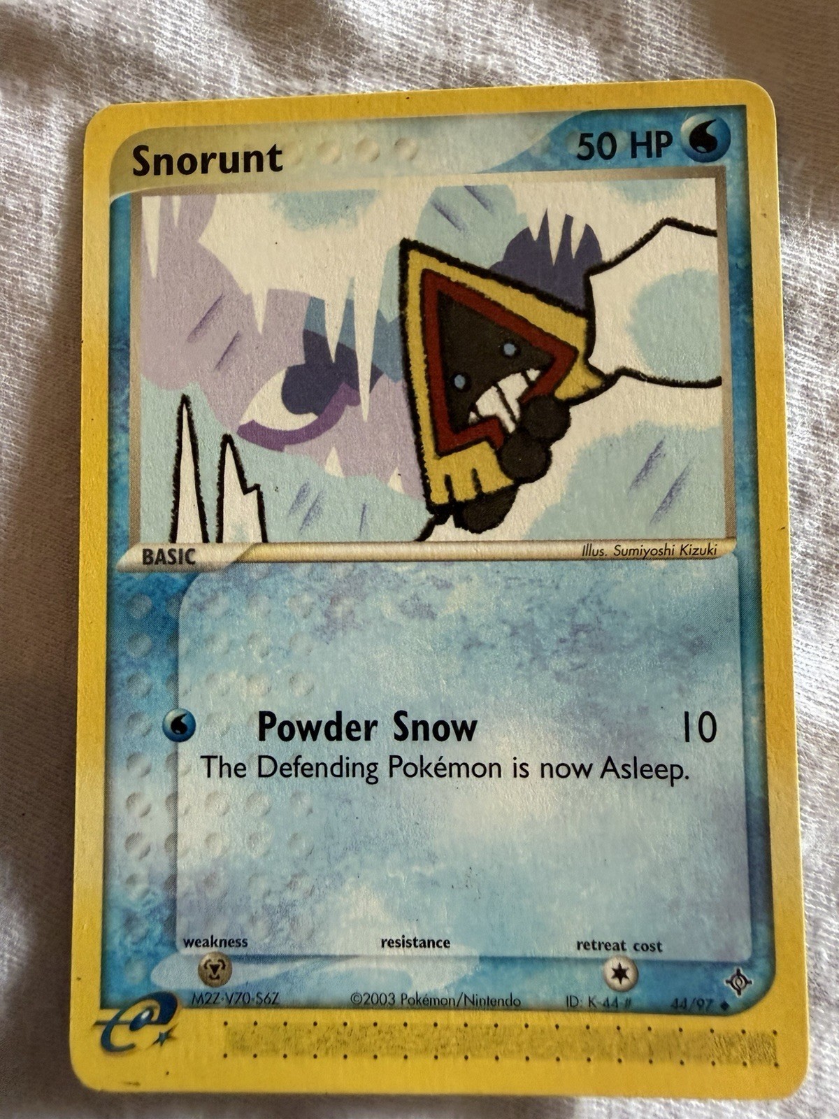 Pokemon TCG Snorunt 44/97 EX Dragon 50 HP Uncommon Basic Regular 2003 English