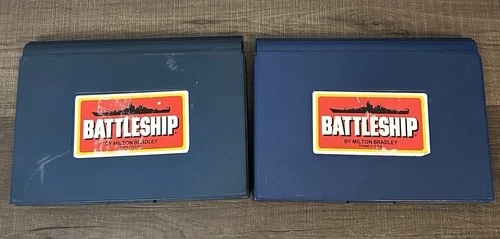 Vintage 1978 Milton Bradley Battleship Two Game Boards #4730 Fair Condition