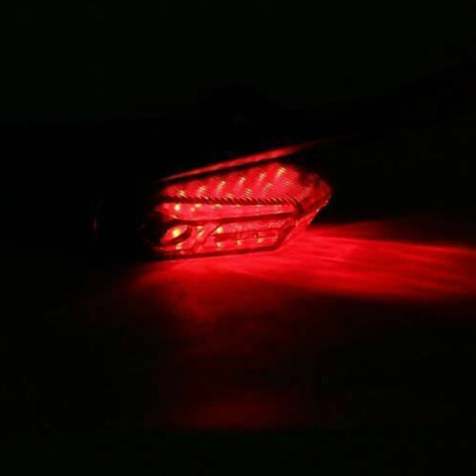 Motorcycle Rear Fender Brake Tail Light Black 12V LED Fits For KTM 200 530 EXC - Imagem 3 de 4