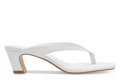 Steve Madden Women's Ninna Blade Heel Thong Sandals size 7 New in Box Leather