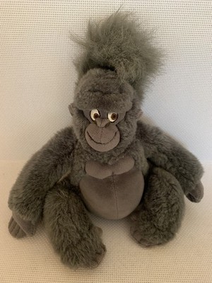 Disney Tarzan Terk der Silberrücken-Gorilla 9 Zoll weiches Plüschtier Beanie Spielzeug