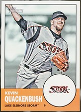 2012 Topps Heritage Minor League #112 Kevin Quackenbush Baseball NM
