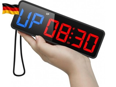 Tragbarer Magnet Gym Timer &Uhr,CountDown/UP,Stoppuhr,Workout