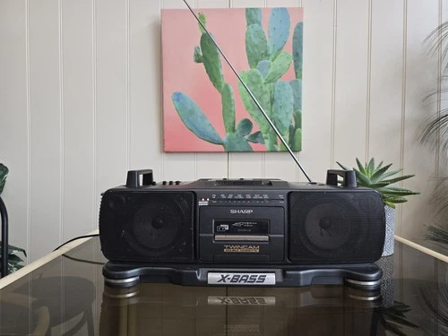Sharp WQ-T360A Cassette Tape Player AM/FM Radio Portable Stereo - Gosford