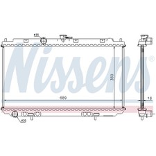 Radiateur Nissan PRIMERA