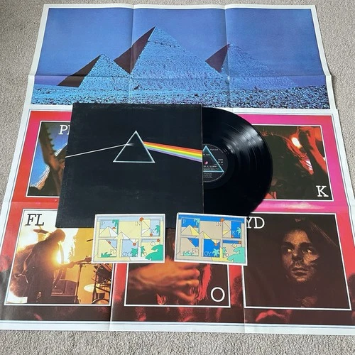 Pink Floyd – The Dark Side Of The Moon Vinyl Record 5TH UK Press A10/B9 Posters