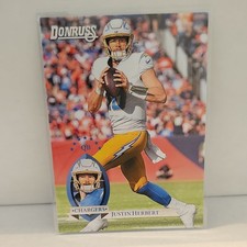 2021 Clearly Donruss #91-11 Justin Herbert Clearly Retro 1991