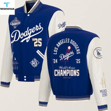 Los Angeles Dodger 2025 World Series Champion Baseball Jacket