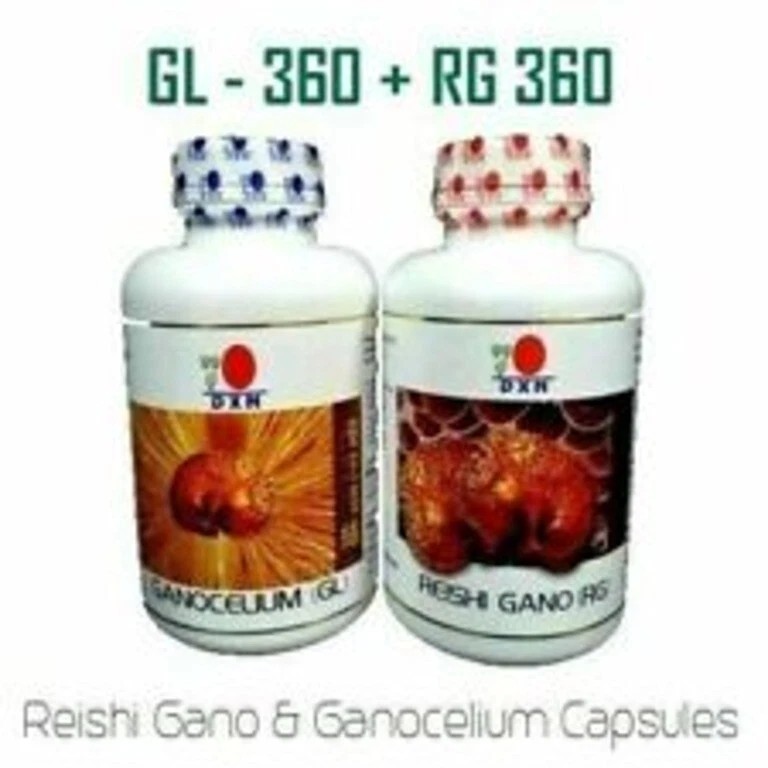DXN Reishi Gano And Ganocelium Capsules - Rg & Gl (360 + 360 Capsules) LONG EXP
