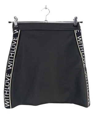MAJE Jupe taille haute Dames Jupe T EU 36 noir style décontracté - Photo 1/4