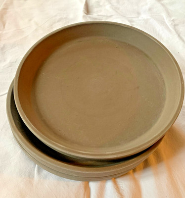 Tonuntersetzer Untersetzer Terracotta, umbra, Ø 18 20 22 24 26 28 32 38 cm