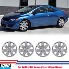 16 Hubcap Pp Wheel Covers For 2006-2011 Honda Civic 16 Wheel Rims Cover