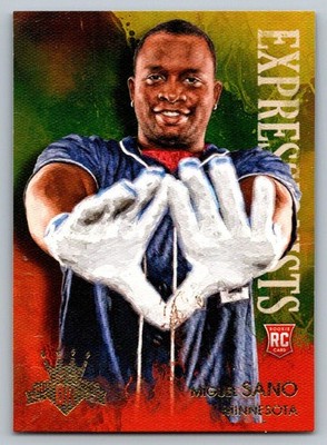 2016 Panini Diamond Kings Expressionists  Miguel Sano E18