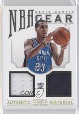 2012-13 Panini National Treasures NBA Gear Combos 84/99 Kevin Martin #37 5x8