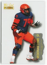 2022 Vederian Lowe Wild Card Matte White Rookie - New England Patriots