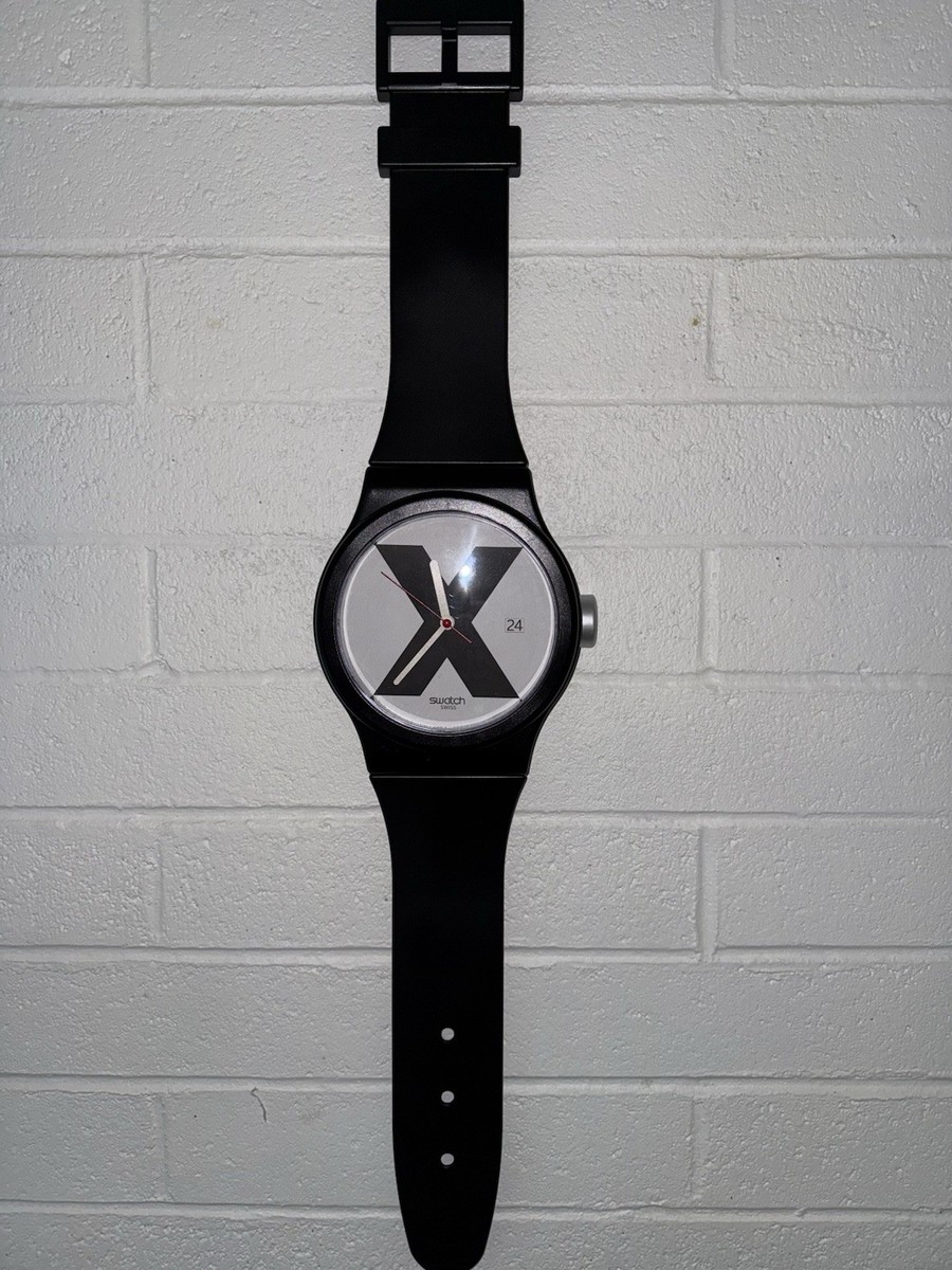 SWATCH XX-RATED ストレートエッジ STRAIGHT EDGE X-rated Watch Wall Clock X Rated Straight Edge Swatch | eBay