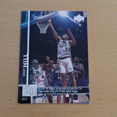 Grant Hill Upper Deck Game Dated #34 1997
