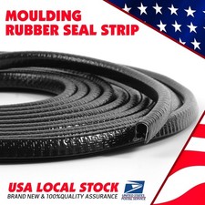Black Rubber U Channel Edging Trim Seal Door Window Edge Protector Strip U-shape