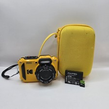Kodak PIXPRO WPZ2 Yellow Waterproof Digital Camera 16MP 32GB Case Tested