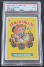 PSA 9 1985 TOPPS GARBAGE PAIL KIDS TEE-VEE STEVIE #10A SERIES 1 GPK ORIGINAL