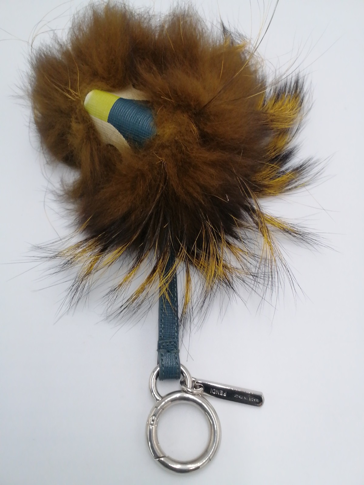 Fendi Logo Keychain Accessory for Bags and Keys