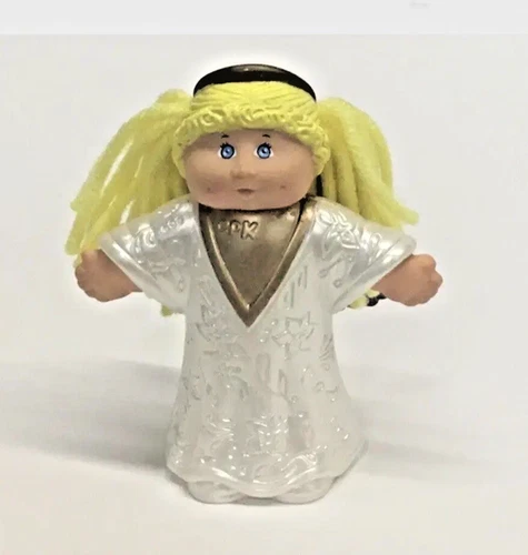 1992 Vintage Cabbage Patch Kid Angel Figure PVC Mini Figurine 3” Christmas