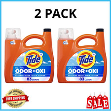 Tide Ultra Odor Defense Plus Oxi Liquid Laundry Detergent 117 oz 83 Loads 2 Pack