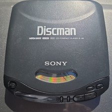 Vintage Sony Discman model D-141 Needs Repair But Turns On