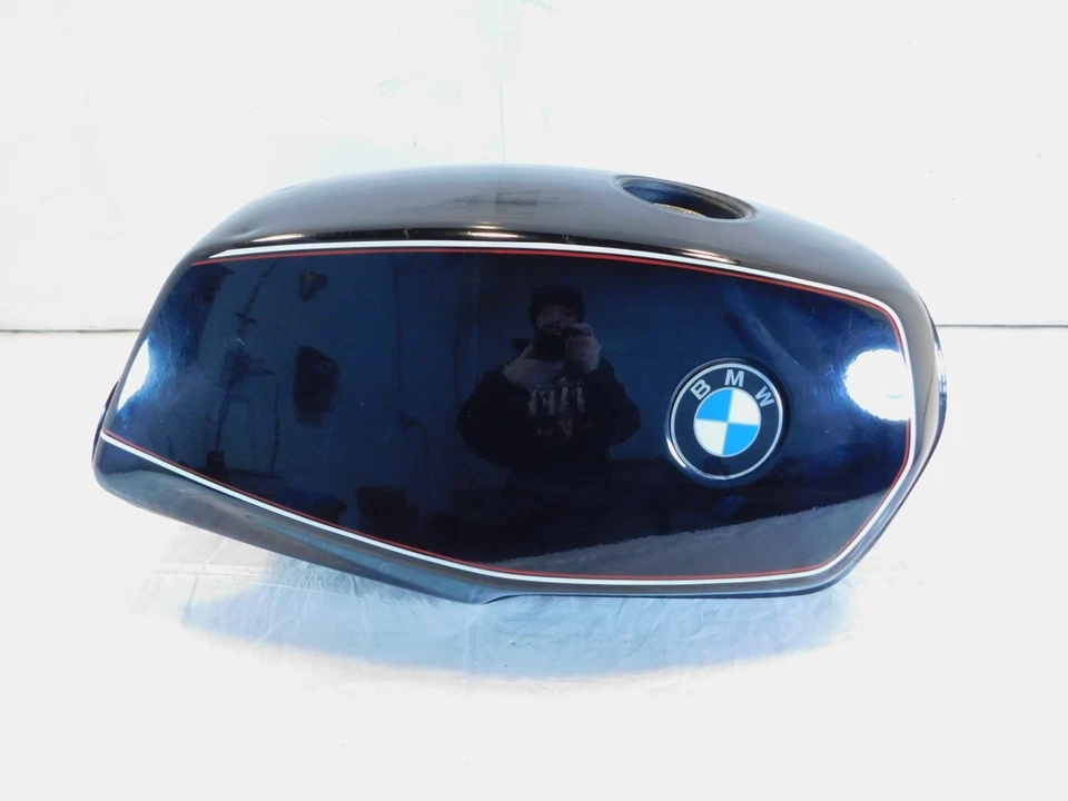 BMW Airhead R45 R45T R45N R65 R65LS Black Gas Petrol Fuel Tank Reservoir Cell - Изображение 3 из 4