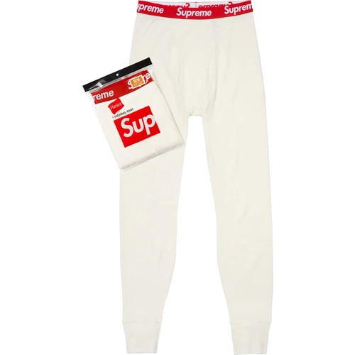 Pantalon thermique Supreme Hanes (paquet de 1) en sous vêtements longs Jones naturels taille L