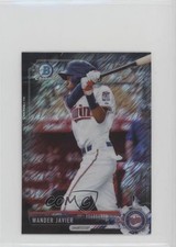 2017 Bowman Chrome Minis Factory Set Black Shimmer Refractor Wander Javier h3a