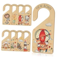 8PCS Baby Closet Divider for Wardrobe Closet, Circus Theme Double Sided style 1