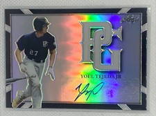 2021 LEAF PERFECT GAME METAL BLACK REFRACTOR YOEL TEJEDA JR RC AUTO # 3/4